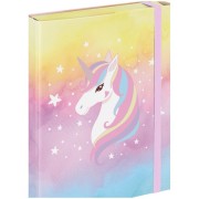 Box na sešity Baagl Rainbow Unicorn A5