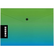 Psaníčko s drukem A5 OMBRE zelená