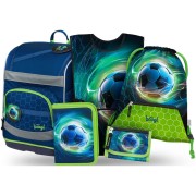 Školní aktovka Baagl Zippy Plus Fotbalový Míč 5dílný set