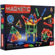 Magnetická stavebnice 77ks/kov
