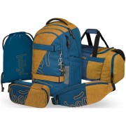 Batoh Baagl Skate max Duo SET: školní batoh, penál, sáček, sportovní taška, ledvinka