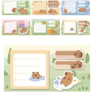 Kapybara samolepící štítky - sada