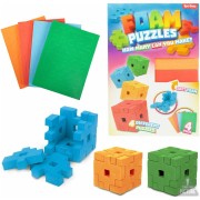 Stavebnice puzzle 3D pěnové kostka