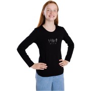 Tričko pro dívky Bettymode WILD BLACK dlouhý rukáv