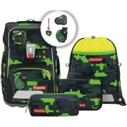 Školní aktovka Step by Step GIANT Black Cat Chiko - 5 dílný set, AGR certifikát