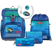 Aktovka pro prvňáky Step by Step CLOUD OCEAN, Space Craft Spike - 5 dílný set a doprava zdarma