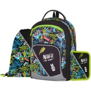 Batoh pro prvňáčky OXY GO Funny Boy, 3dílný set