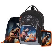 Školní taška pro prvňáčky OXY GO Dino, 3dílný set