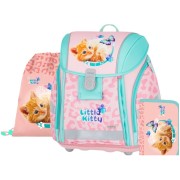 Školní aktovka pro prvňáčka Oxybag PREMIUM LIGHT Kočka set