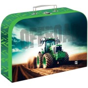Dětský kufřík na výtvarku 34 cm traktor