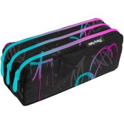 Penál Oxybag Graffiti girl, 3 zipy