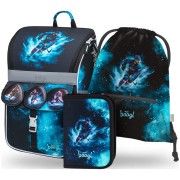 Aktovka pro prvňáčky Baagl Zippy Hokej set