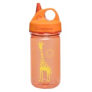 Nalgene láhev Grip´n Gulp 350 ml Orange Girafee