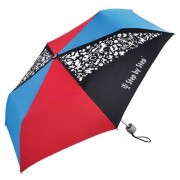 Dětský skládací deštník, černá/červená/modrá