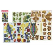 3D puzzle dinosaurus skládačka papírové 4 druhy