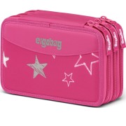 Třípatrový penál Ergobag Růžový