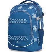 Školní batoh pro 2. stupeň Walker Fame Uni Flower Blue, doprava a gumovací pero Pilot zdarma