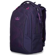 Školní taška Walker CAMPUS Neo Purple Frequency, doprava a gumovací pero Pilot zdarma