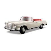 Maisto - 1967 Mercedes-Benz 280SE, Cabrio, krémová, 1:18