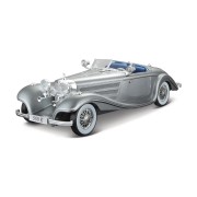 Maisto - 1936 Mercedes-Benz 500 K Typ Specialroadster, metal šedá, 1:18