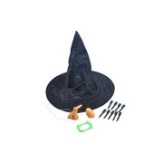 Čarodějnický klobouk + doplňky