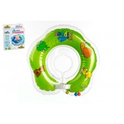 Plavací nákrčník Flipper/Kruh zelený  17x20cm 0m+