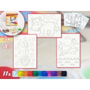 Základní sada  JEDNODUCHÁ 2 - Barevné pískování obrázků