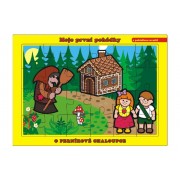 Puzzle deskové O Perníkové Chaloupce 26x17cm 24 dílků Moje první pohádky