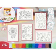 Malování pískem PRO HOLKY 5 sada střední