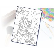 Malování pískem šablona A4 ara