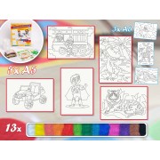 Malování pískem PRO KLUKY sada střední