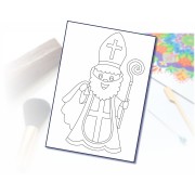 Šablona na pískování Mikuláš A6