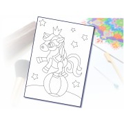 Malování pískem šablona A4 poník