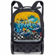Školní batoh Nikidom Roller UP Street style na kolečkách + sluchátka a doprava zdarma