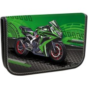 Jednopatrový penál prázdný Moto Race