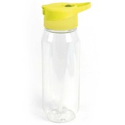 Láhev na pití s brčkem 0,5l Žlutá