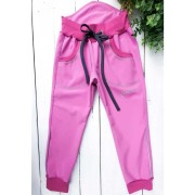 Dětské softshellové kalhoty LILA s fleecem