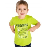 Dětské tričko DINOSAURUS krátký rukáv zelené