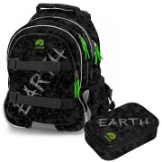 Batoh do školy Ulitaa Earth 2dílný set, sluchátka a doprava zdarma