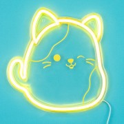 Squishmallows FIZZ Neonové světlo - Kocour Cam