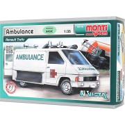Stavebnice Monti 06 Ambulance Renault Trafic 1:35