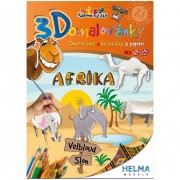 3D omalovánka A4 - SET Afrika