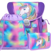Aktovka jednorožec BELMIL 403-13 Rainbow color - SET a doprava zdarma