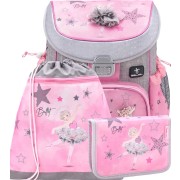 Školní batoh Belmil MiniFit 405-33 Ballet Light Pink SET