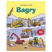 Samolepková knížka Bagry
