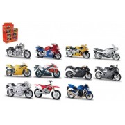 Motorka Bburago kov/plast 11-12cm 1:18 mix druhů