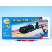 Model Reggiane RE 2000 Falco 1:48 16,1x22cm  31x13,5x3,5cm