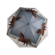 Holový deštník Koně