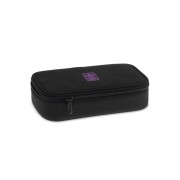 Studentský penál ArsUna Cordura Black-Violet teen