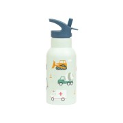 A Little Lovely Company - nerezová lahev na pití, 350 ml  - vozidla
